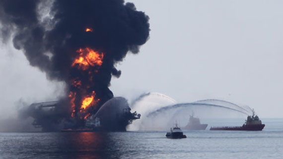 Deepwater oil rig explosion Deepwater oil rig explosion